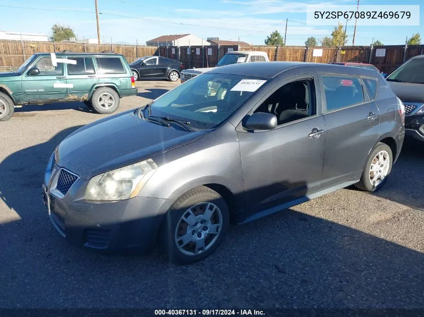 2009 Pontiac Vibe VIN: 5Y2SP67089Z469679 Lot: 40367131