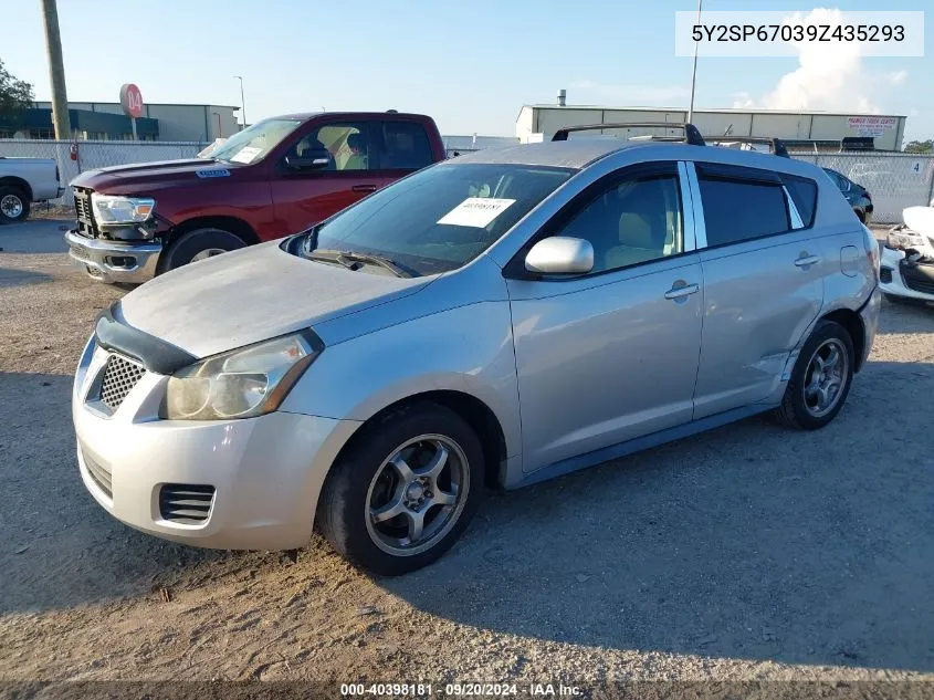 2009 Pontiac Vibe VIN: 5Y2SP67039Z435293 Lot: 40398181