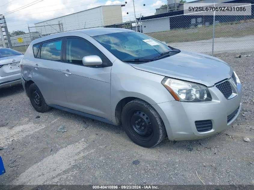 2009 Pontiac Vibe VIN: 5Y2SL67069Z431086 Lot: 40410896