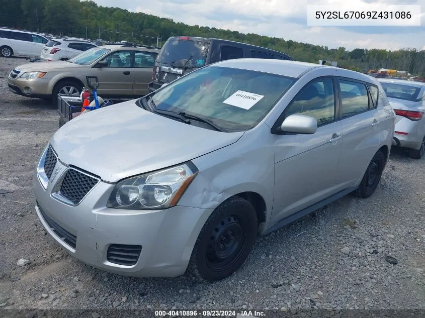 2009 Pontiac Vibe VIN: 5Y2SL67069Z431086 Lot: 40410896