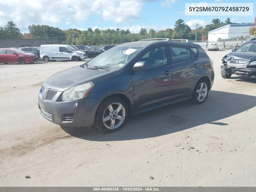 2009 Pontiac Vibe VIN: 5Y2SM67079Z458729 Lot: 40495335