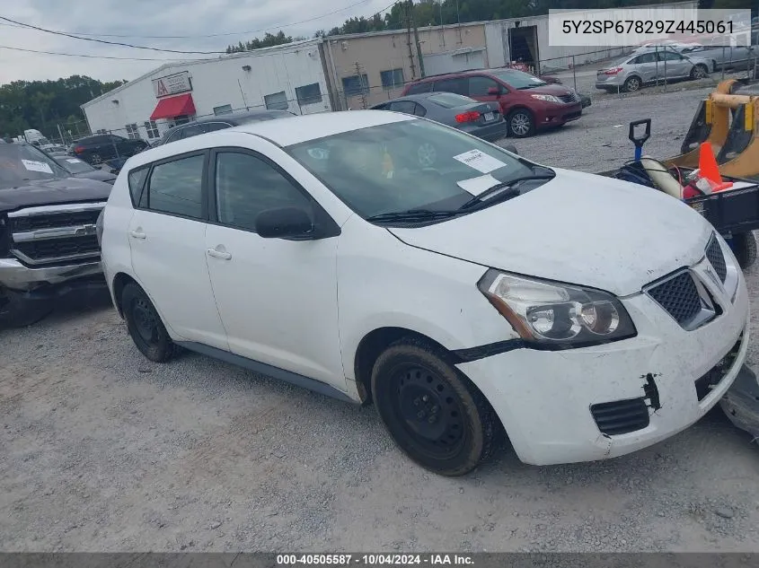 2009 Pontiac Vibe VIN: 5Y2SP67829Z445061 Lot: 40505587