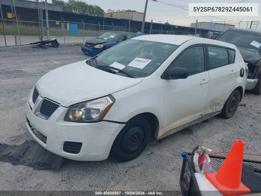 2009 Pontiac Vibe VIN: 5Y2SP67829Z445061 Lot: 40505587