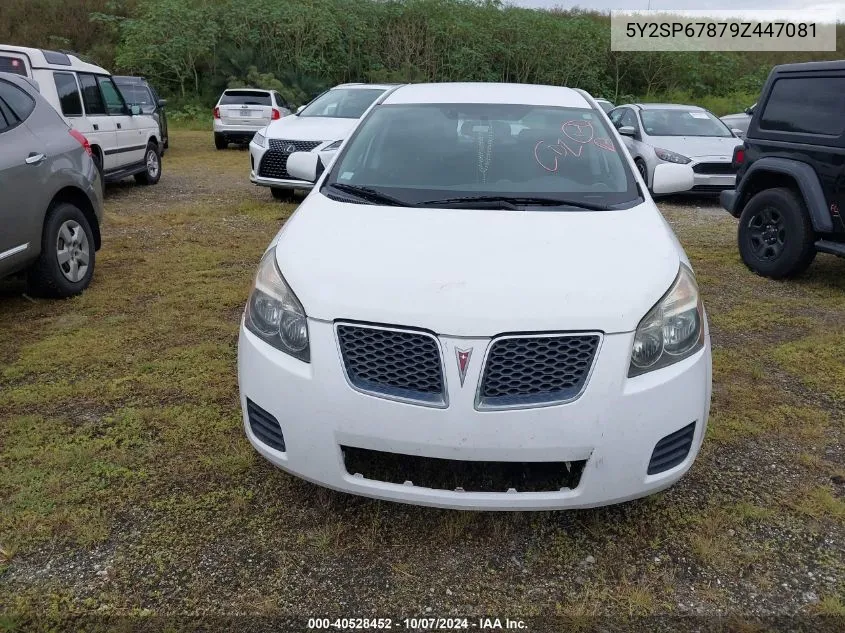 2009 Pontiac Vibe VIN: 5Y2SP67879Z447081 Lot: 40528452