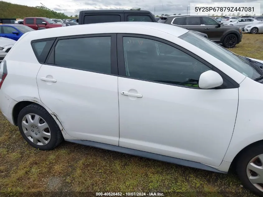 2009 Pontiac Vibe VIN: 5Y2SP67879Z447081 Lot: 40528452