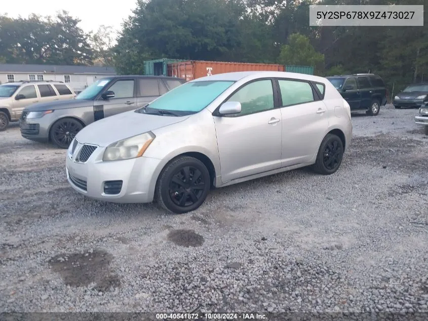 2009 Pontiac Vibe VIN: 5Y2SP678X9Z473027 Lot: 40541872