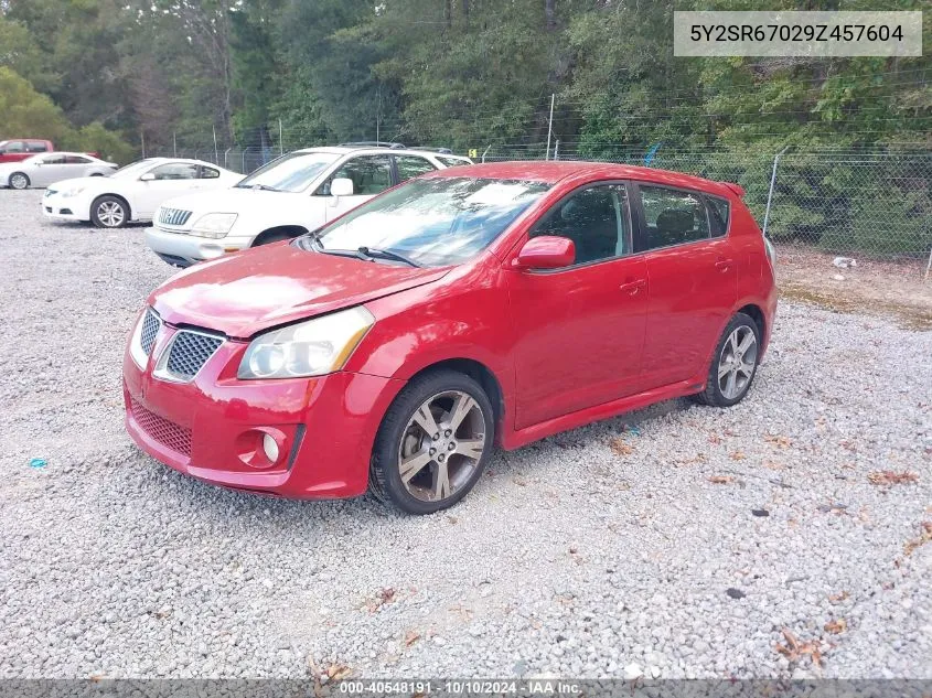 2009 Pontiac Vibe Gt VIN: 5Y2SR67029Z457604 Lot: 40548191