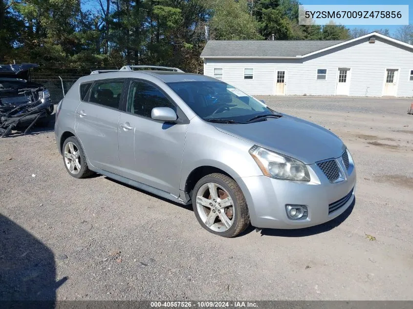 2009 Pontiac Vibe VIN: 5Y2SM67009Z475856 Lot: 40557526