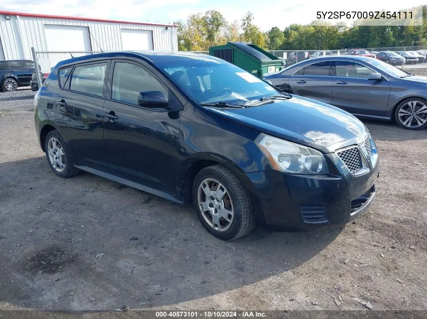 2009 Pontiac Vibe VIN: 5Y2SP67009Z454111 Lot: 40573101