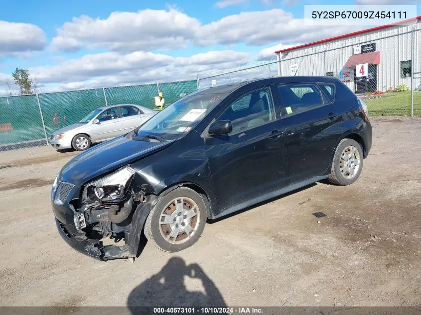 2009 Pontiac Vibe VIN: 5Y2SP67009Z454111 Lot: 40573101