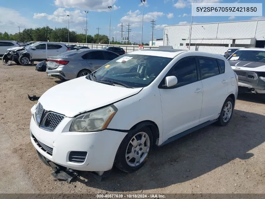 5Y2SP67059Z421850 2009 Pontiac Vibe