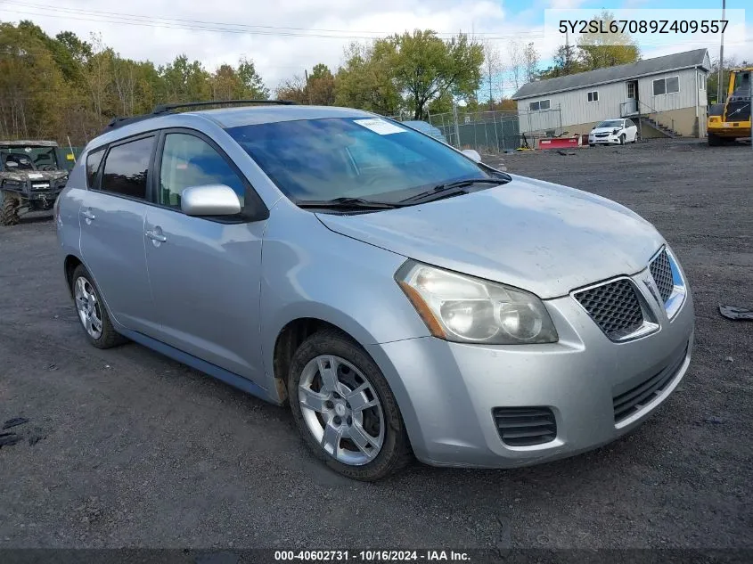 2009 Pontiac Vibe VIN: 5Y2SL67089Z409557 Lot: 40602731