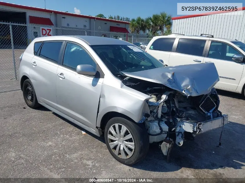 2009 Pontiac Vibe VIN: 5Y2SP67839Z462595 Lot: 40608547