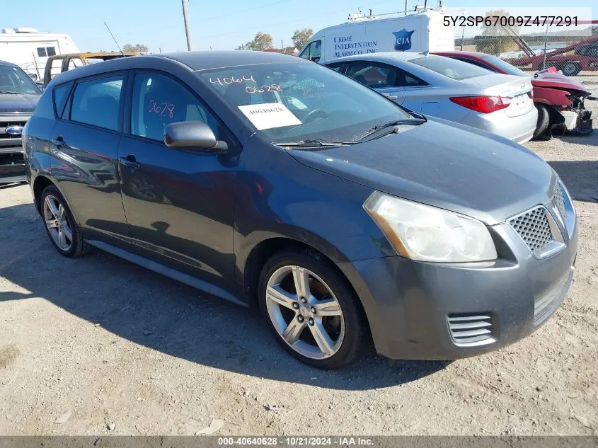 2009 Pontiac Vibe VIN: 5Y2SP67009Z477291 Lot: 40640628