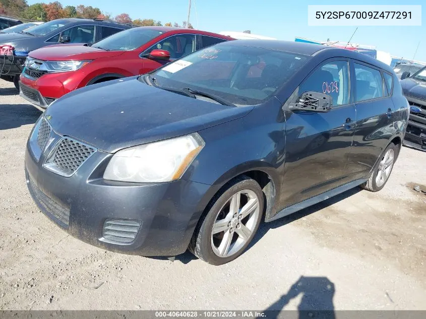 2009 Pontiac Vibe VIN: 5Y2SP67009Z477291 Lot: 40640628