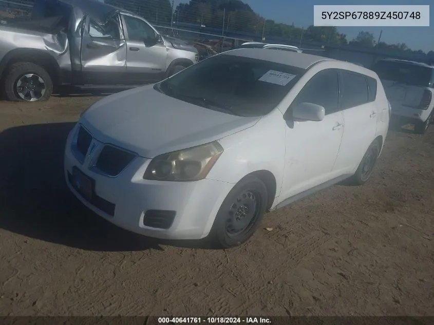 2009 Pontiac Vibe VIN: 5Y2SP67889Z450748 Lot: 40641761