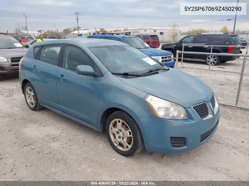 2009 Pontiac Vibe VIN: 5Y2SP67069Z450290 Lot: 40656729