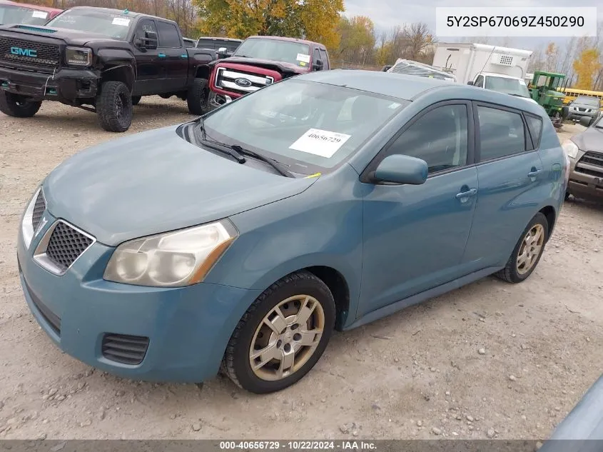 2009 Pontiac Vibe VIN: 5Y2SP67069Z450290 Lot: 40656729