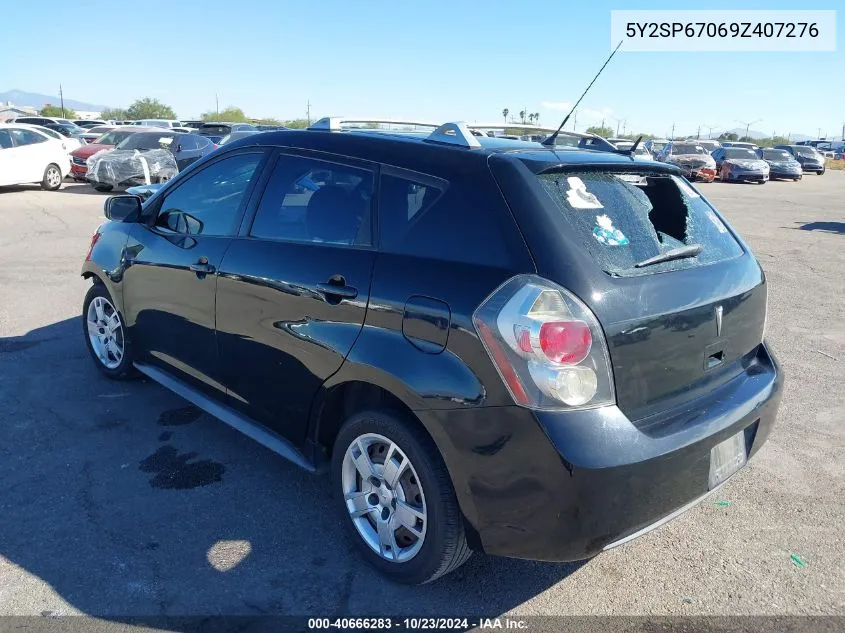 2009 Pontiac Vibe VIN: 5Y2SP67069Z407276 Lot: 40666283