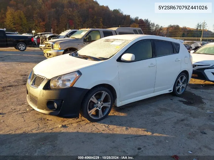 2009 Pontiac Vibe Gt VIN: 5Y2SR67079Z441026 Lot: 40684229