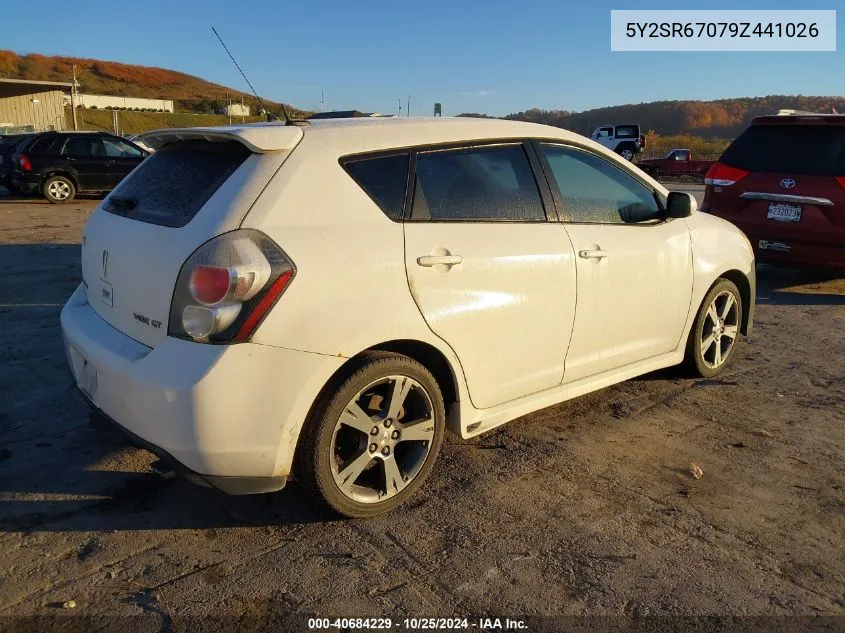 2009 Pontiac Vibe Gt VIN: 5Y2SR67079Z441026 Lot: 40684229