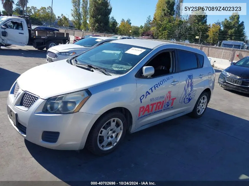 2009 Pontiac Vibe VIN: 5Y2SP67089Z402323 Lot: 40702698