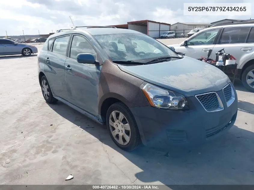 2009 Pontiac Vibe VIN: 5Y2SP67879Z434265 Lot: 40726462