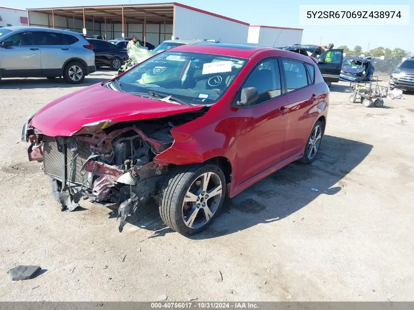 2009 Pontiac Vibe Gt VIN: 5Y2SR67069Z438974 Lot: 40756017