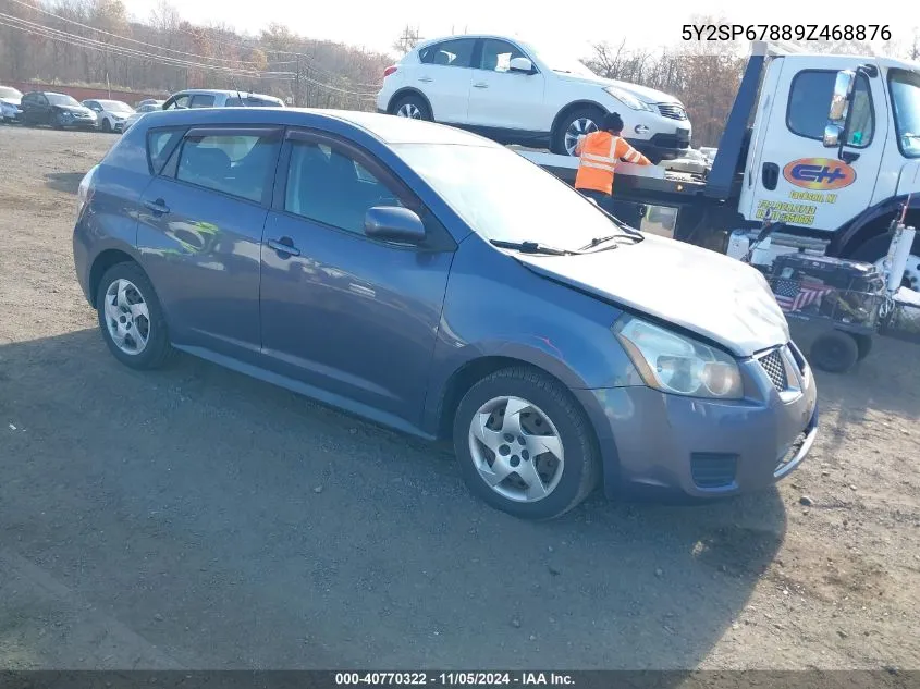 2009 Pontiac Vibe VIN: 5Y2SP67889Z468876 Lot: 40770322