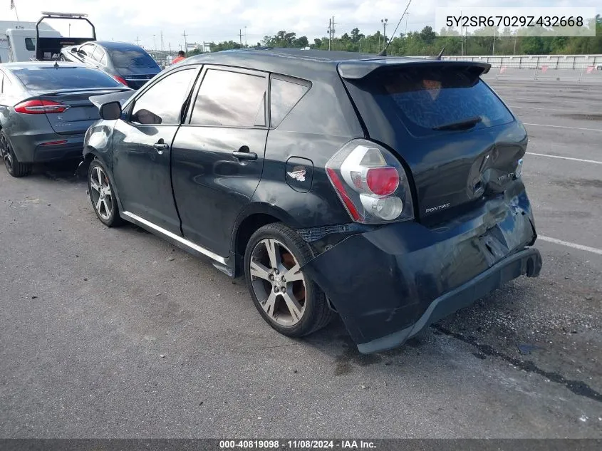 2009 Pontiac Vibe Gt VIN: 5Y2SR67029Z432668 Lot: 40819098