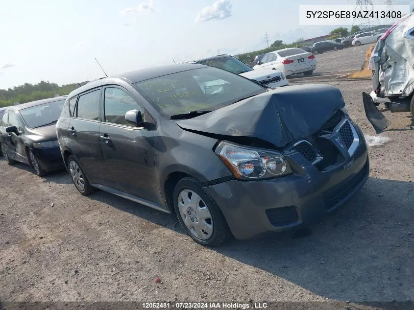 2010 Pontiac Vibe VIN: 5Y2SP6E89AZ413408 Lot: 12052481