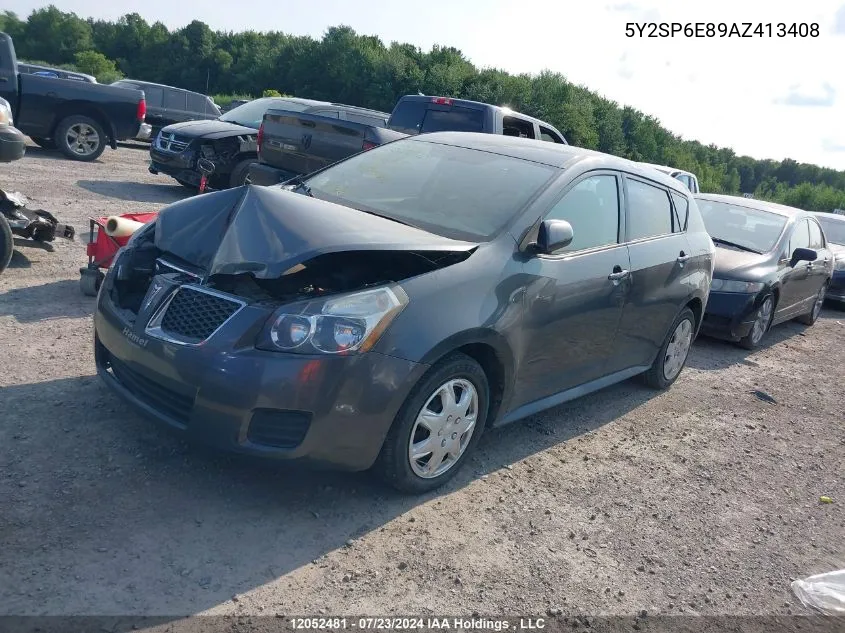 2010 Pontiac Vibe VIN: 5Y2SP6E89AZ413408 Lot: 12052481