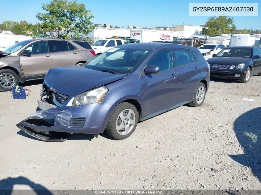 2010 Pontiac Vibe VIN: 5Y2SP6E89AZ407530 Lot: 40575159