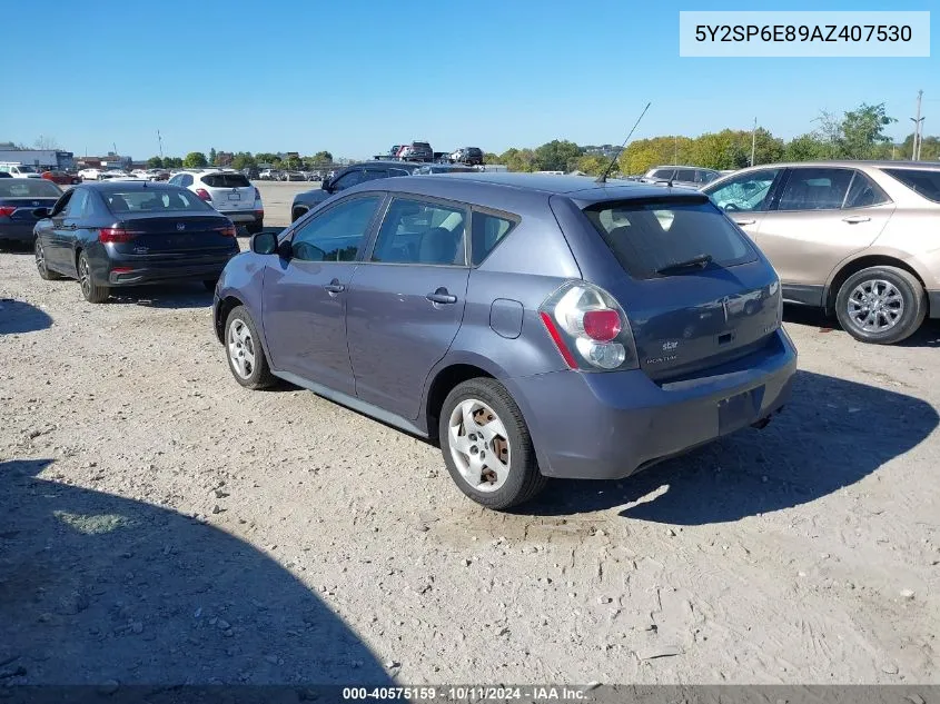 2010 Pontiac Vibe VIN: 5Y2SP6E89AZ407530 Lot: 40575159