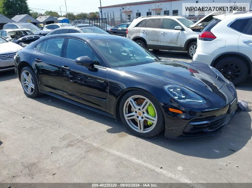 WP0AE2A70KL124588 2019 Porsche Panamera E-Hybrid 4