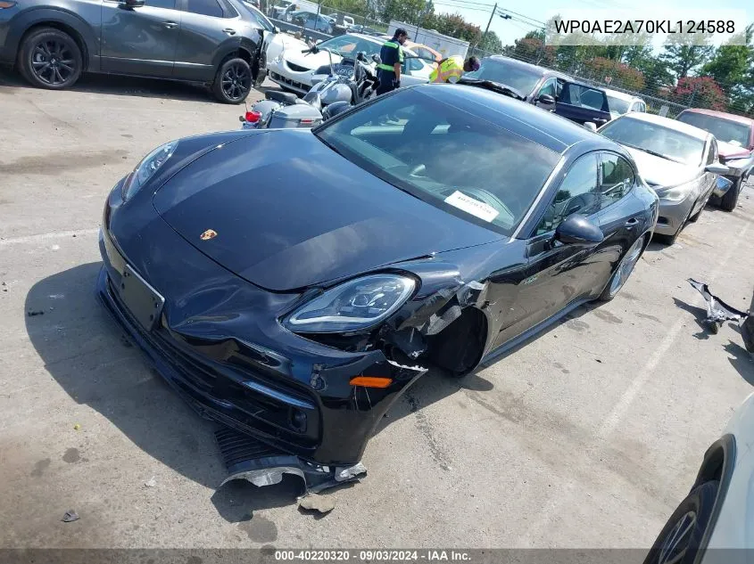 2019 Porsche Panamera E-Hybrid 4 VIN: WP0AE2A70KL124588 Lot: 40220320