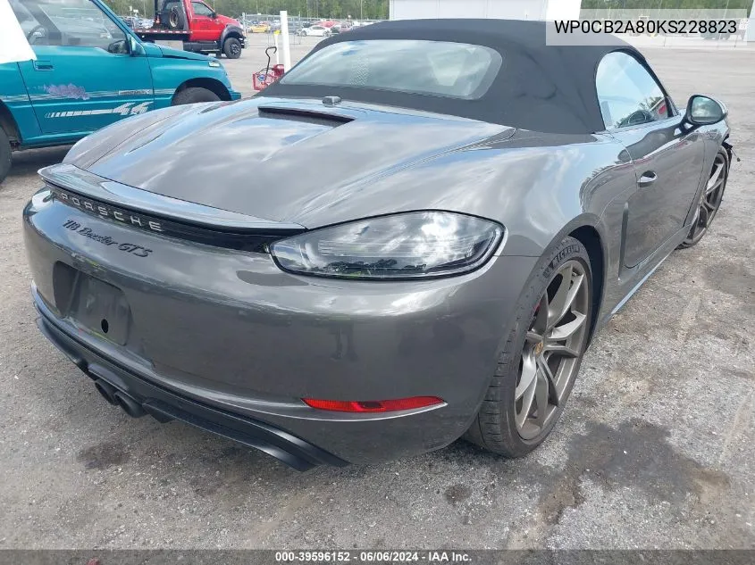 WP0CB2A80KS228823 2019 Porsche 718 Boxster Gts