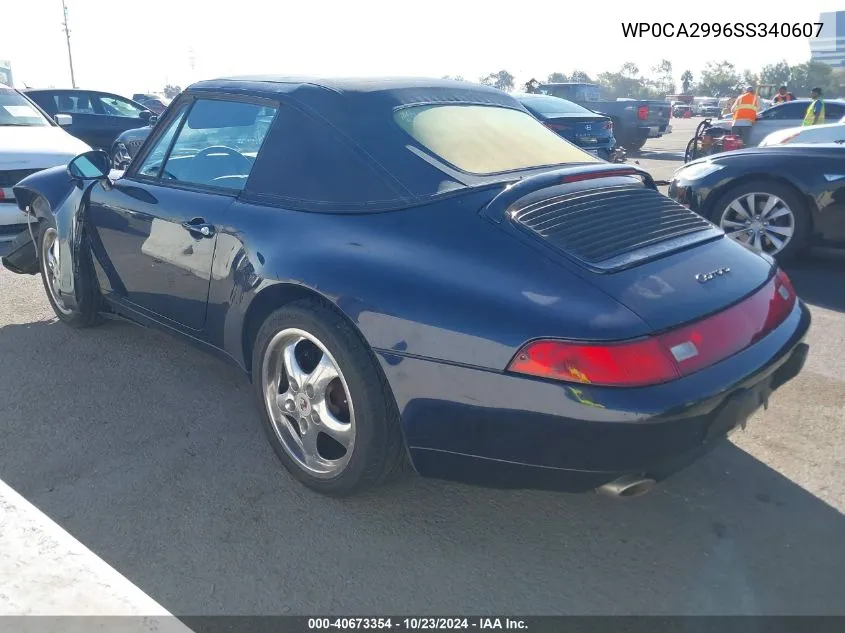 1995 Porsche 911 Carrera 2/Carrera 4 VIN: WP0CA2996SS340607 Lot: 40673354