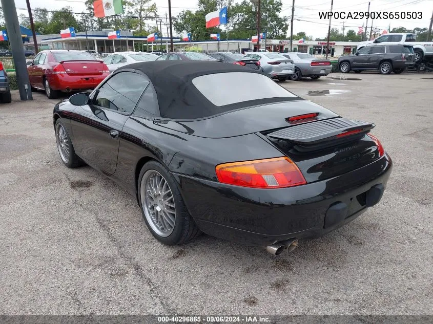 WP0CA2990XS650503 1999 Porsche 911 Carrera/Carrera 4