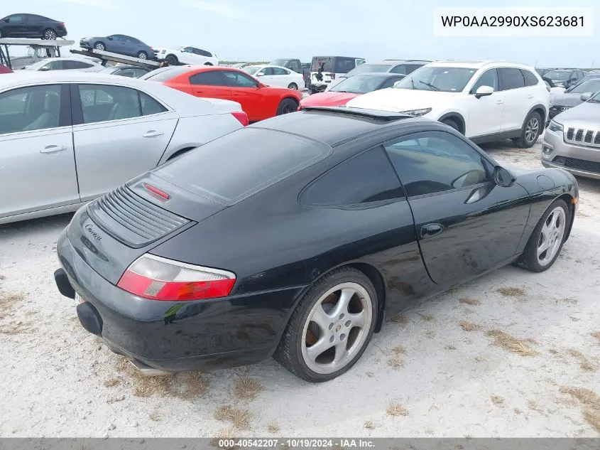 1999 Porsche 911 Carrera/Carrera 4/Carrera Tiptronic VIN: WP0AA2990XS623681 Lot: 40542207