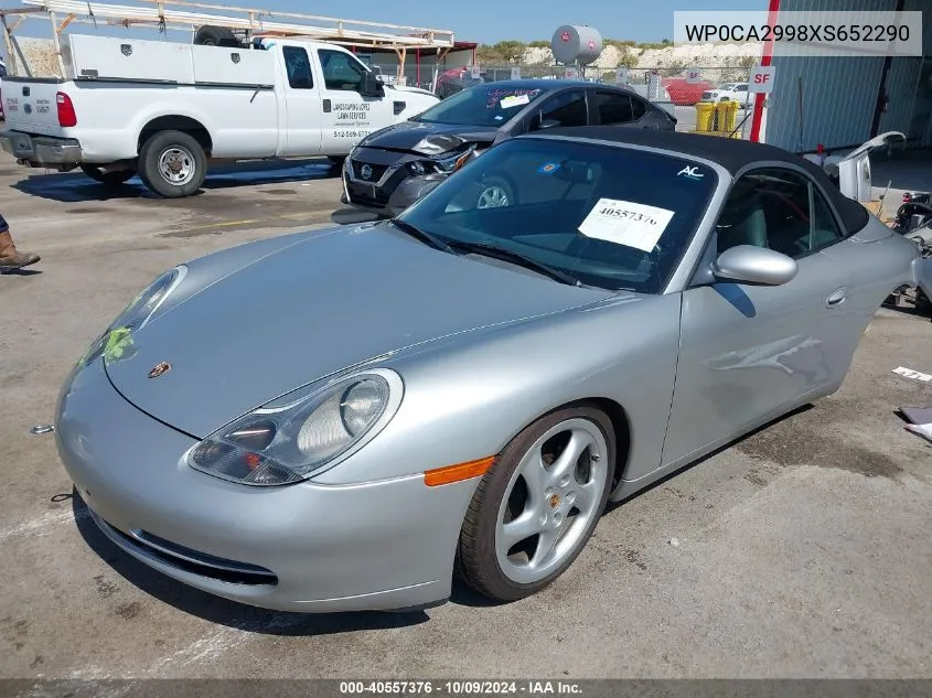 1999 Porsche 911 Carrera/Carrera 4 VIN: WP0CA2998XS652290 Lot: 40557376