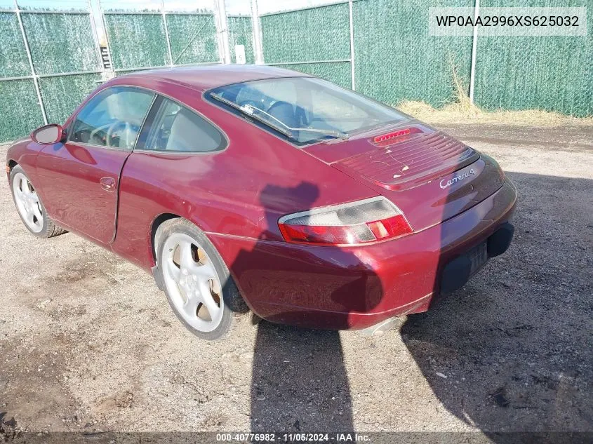 1999 Porsche 911 Carrera/Carrera 4/Carrera Tiptronic VIN: WP0AA2996XS625032 Lot: 40776982