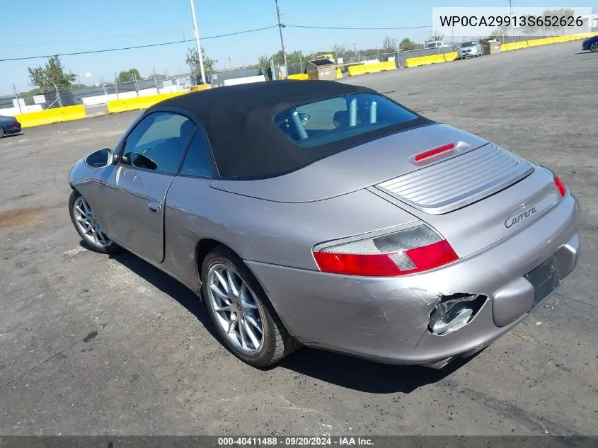 WP0CA29913S652626 2003 Porsche 911 Carrera/Carrera 4/Carrera 4 (M6)