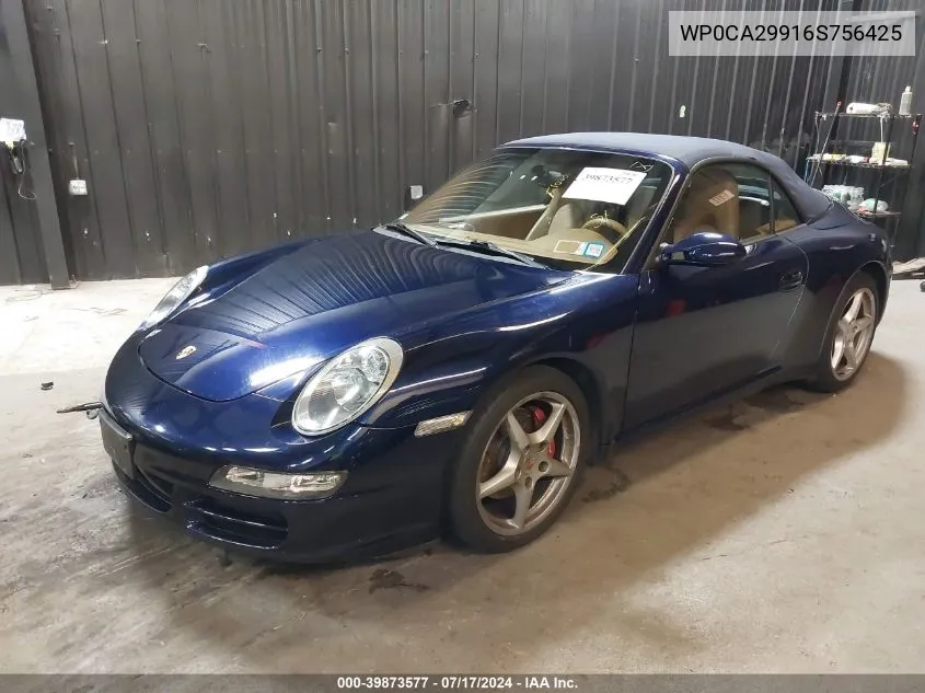 WP0CA29916S756425 2006 Porsche 911 Carrera/Carrera 4