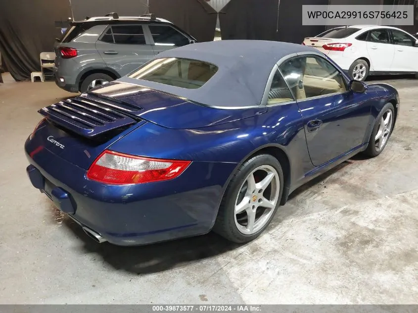 WP0CA29916S756425 2006 Porsche 911 Carrera/Carrera 4