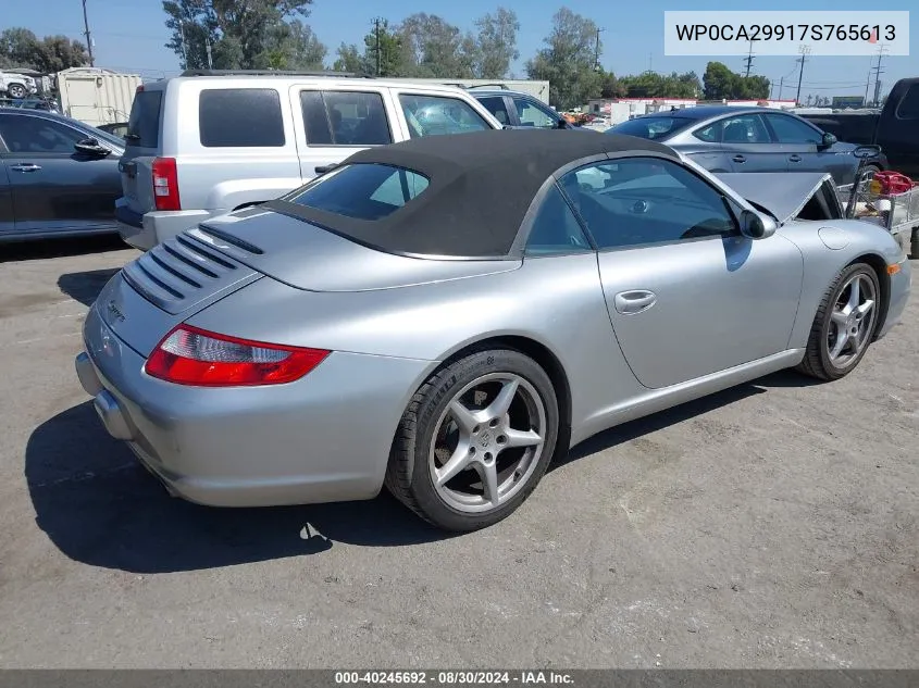 WP0CA29917S765613 2007 Porsche 911 Carrera/Carrera 4