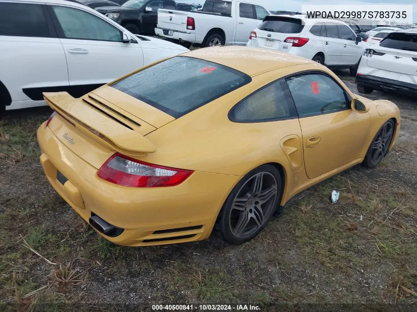 WP0AD29987S783735 2007 Porsche 911 Turbo