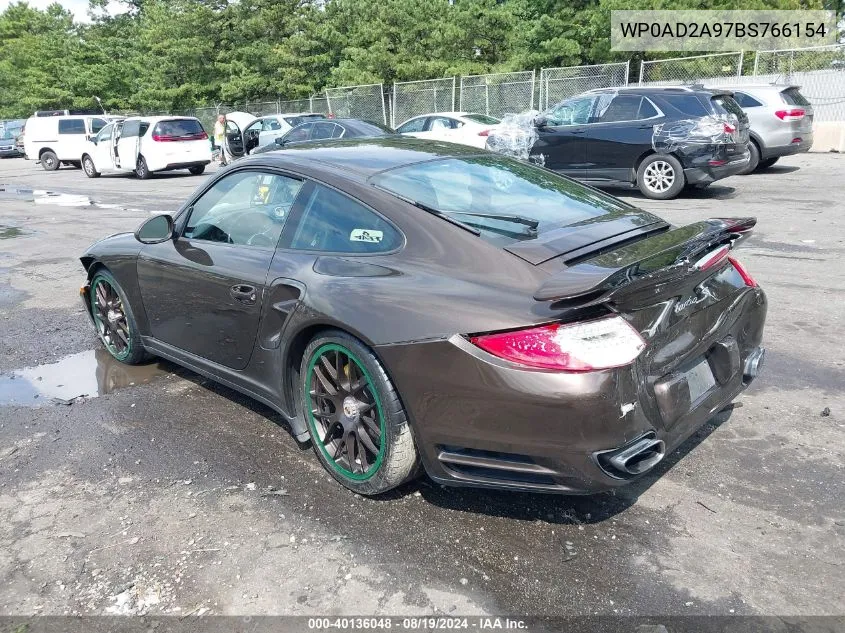 WP0AD2A97BS766154 2011 Porsche 911 Turbo