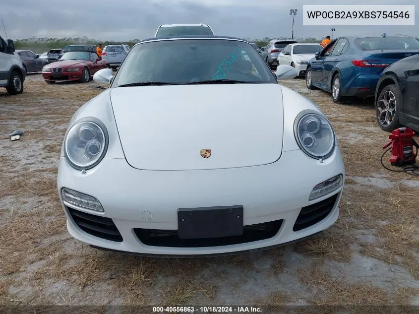 2011 Porsche 911 Carrera S VIN: WP0CB2A9XBS754546 Lot: 40556863