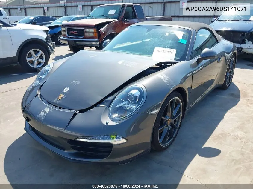 2013 Porsche 911 Carrera VIN: WP0CA2A96DS141071 Lot: 40523075